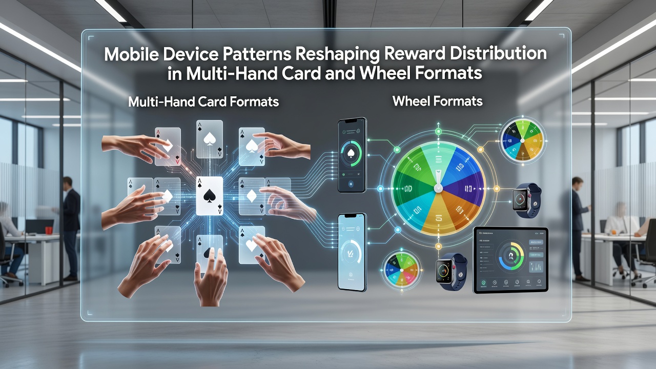 Analytics dashboard showing mobile reward distribution trends in wheel games